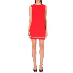 TED BAKER Embellished stretch-jersey tunic dress